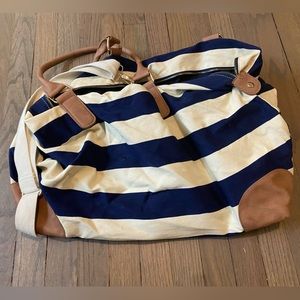 Striped Merona weekender bag